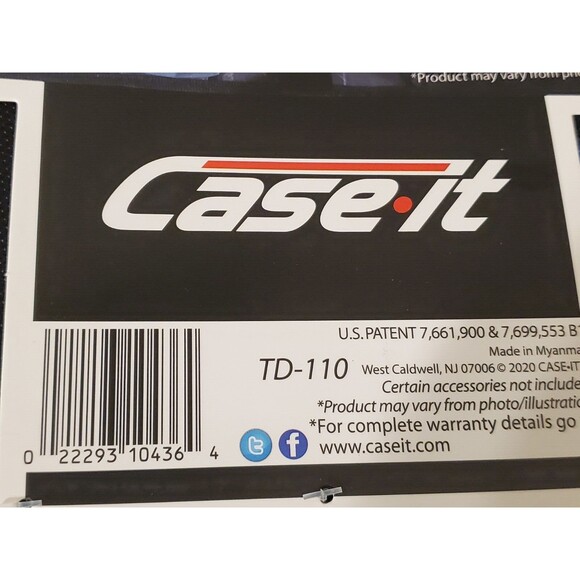 Case it The Dual 2-in-1 Dual Ring Binder 3" Capacity Blue/Black TD-110 - NEW - Picture 2 of 8